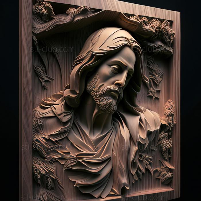 3D model st jesus (STL)